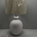 High 1-Light Table Lamp - White