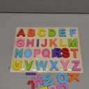 Alphabet Puzzles, Wooden Puzzles for Toddlers, ABC Shape Puzzles for Kids, Preschool Learning Activities, Gift for Girls Boys