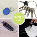 Mr. Pen- Loose Leaf Binder Book Rings, 5 Assorted Sizes (0.6", 1", 1.2", 1.5",2"), 36 Pack, Metal Binder Rings for Index Cards, Keychains, School, Home, Office, Silver