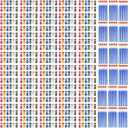 GEHUIZER Mini Paint Set, 100 Pack Washable Paint Strips Kit with 200 Painting Brushes, 12 Colors Bulk Mini Acrylic Paint Set for Painting Craft