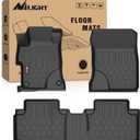 Nilight TPE Floor Mats for Honda Civic Sedan 2012 2013 2014 2015, All Weather Custom Fit Heavy Duty Floor Liners