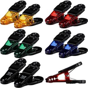 Shappy 10 Pcs Graded Pinch Exerciser Grip Finger Strength Trainer Pinch Clips Rehab Thumb Exerciser Hand Therapy Equipment for Recovery Conditioning from Injuries Surgery, 5 Colors