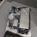 Aromaster Burr Coffee Grinder with 48 Gind Settings, Conical Coffee Bean Grinder for Home Use,Stainless Steel,40 Seconds Adjustable Timer,Anti-static,Easy to Clean with Brush (Silver)