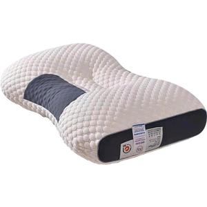 Ultra-Soft Neck Support Pillows, Premium Pillow Inserts with Removable, Machine-Washable Covers for Ultimate Comfort, Deep Sleep, Breathable Fabric. Modern Bedroom Essential. Home Decor, Gift (1 Pcs)