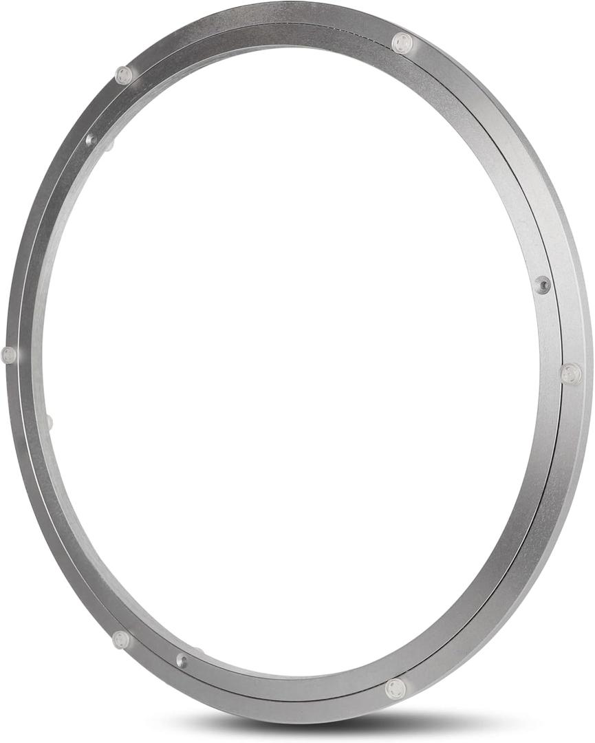 20 Inch Lazy Susan Bearing Heavy-Duty Aluminium Alloy Turntable Bearing, Mute Turntable Ball Bearing, Lazy Susan Rotating Turntable Bearing for Dining and DIY Dotating Furniture(Capacity up to 440lb)