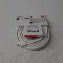 General Electric 33605 RG6 Coaxial Cable, 50ft (White)