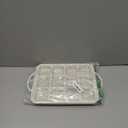 2 Pcs Brownie Pan With Dividers Silicone Nonstick Mini Individual 12 Cup Square Muffin Cupcake Pans with Metal Frame(Cream)