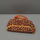 Coobiiya Lunch Bag Women, Lunch Box LunchBag for Women Adult Men, Small Leakproof Cute Lunch Tote Large Capacity Reusable Insulated Cooler Lunch Container for Work/Office/Picnic/Travel-OrangeLeopard