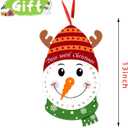 EMPOF Felt Christmas Tree for Toddlers, 3.5ft Felt WallTree Set for Kids Wall with Lights + Snowman Advent Calendar + 6 Face Stickers+ 33 Ornaments, Indoor Christmas Home Decor, Colorful
