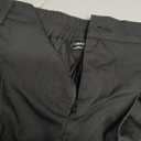 Mens Work Pants Water Resistant Elastic Waist Outdoor Breathable Cargo Tactical Pants with 8 Pockets (Black, L)
