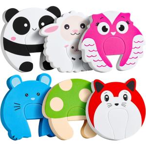 HNYYZL Enlarged Door Stopper,6Pcs Finger Pinch Guard,Door Slam Stopper,Door Holder to Keep Door Open (6 Piece Assortment)