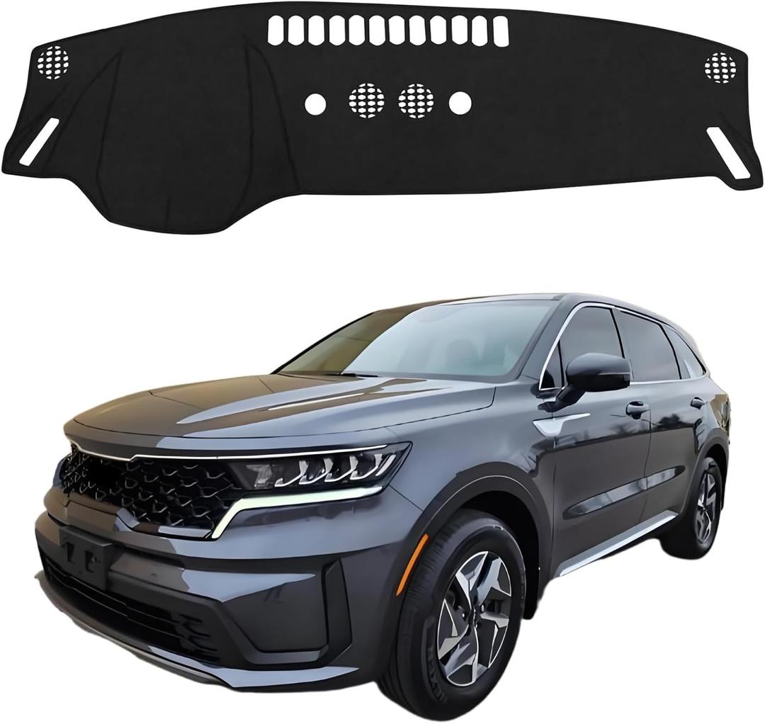 Dashboard Cover Mat for Kia Sorento 2021 2022 2023 (Not 12.3 inch Navigation) Accessories Dash Cover Dash Mat Sunshade Glare UV Rays Protector