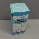 GROWNSY Baby Carrier Newborn to Toddler, Cozy Baby Wraps Carrier, Ergonomic Baby Carrier with Head Support, Black