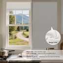 Cordless Blackout Roman Shades, Fabric Shades for Windows, Washable Roman Blinds for Indoor Windows, French Doors, Bedroom, 27W x 72H Inches