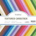 60 Sheets Colored Linen Textured Cardstock Paper 12x12 Inch, 85 lb, 20 Colors Heavyweight Multi Colored Card Stock Paper, Solid Core Double Sided Cardstock for Card Making Craft, Scrapbooking