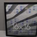 Americanflat 16x16 Picture Frame - Slim Molding - Black