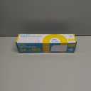 White Plastic Table Cover Roll - 54IN x 100FT, Table Cloth for Rectangle Table with Slide Cutter, Plastic Table Cloth Disposable with Cut-to-Size Design for Weddings, Banquets, Parties