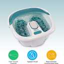 HoMedics Bubble Spa Elite Footbath, 2-in-1 Removable Pedicure Center, Toe-Touch Control, Easy Tote Handle No-Splash, FB-450H