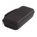 Mtlavishness GP807 Storage Box Premium Oxford Cloth Portable Protective Hard Case with Mezzanine for Traveling with Your Steam Deck Game Console Black