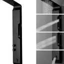 Homevacious 4 IN 1 Stainless Steel Multi-Function Shower Panel Tower System
Rainfall Shower Head Massage Body Jets Handheld Shower and Bath Tub Spout Wall Mounted Bathroom Shower Panel Matte Black