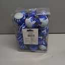 Joiedomi 24 Pcs Christmas Ball Ornaments, Blue & White 2.3 Deluxe Delicate Painting & Glittering Shatterproof Christmas Tree Ornaments for Wreath Garland Holiday Indoor Party