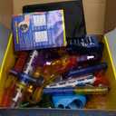 National Geographic Marble Run with Motorized Elevator - 150-Piece Marble Maze Kit with Motorized Spiral Lift, 30 Marbles, Storage Bag & More, Perpetual Motion Machine, Kids Physics Toys