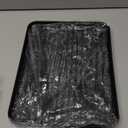 TeamFar Toaster Oven Pan with Cooling Rack Set, 12.5 x 9.7 x 1 Inch Carbon Steel Small Baking Pan Tray with Nonstick Rack for Baking Roasting, Non-Toxic & Heavy Duty, Easy Clean