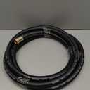 Guitrees Leader Garden Hose 15ft x 3/4", Heavy Duty Short Water Hose, Female to Female Fittings, Five Layered Braiding for Durability, 1000PSI Burst, 300PSI Working (Black)