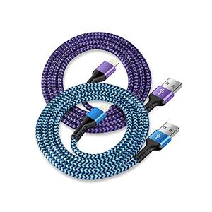 USB A to Lightning Cable-2Pack/6Ft Nylon Braided Long iPhone Charger Cord, Apple Approved Fast Charging Power Wire for iPhone 14 Pro Max, 13 Pro Max, 13Pro, 13, 13 Mini, 12 11 10 XR XS X 8 Plus 7 6 6s