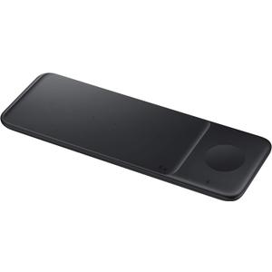 Samsung Electronics Wireless Charger Trio, Qi Compatible - Charge up to 3 Devices at Once - for Galaxy Phones, Buds, Watches, and Apple iPhone Devices, Black (US Version)