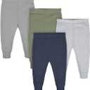 Gerber Baby Boys 5-Pack Sweatpants, Navy/Army Green, 18 Months US