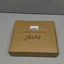 FUTEI Pack of 2 Faux Fur Plush Throw Pillow Covers 20x20 Inch Soft Tie Dye Striped Textured Farmhouse Decorative Cushion Covers Modern Home Decor for Couch Bed Living Room, Green White