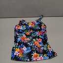 Yonique Women's Tankini Top Only Tummy Control Bathing Suits Top Modest Swim Tank Tops, Medium