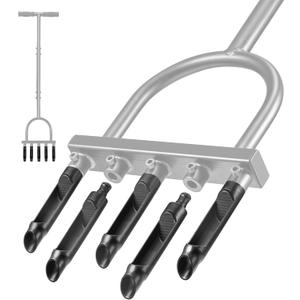 GROWNEER Lawn Aerator Coring Tool with Soil Core Storage Tray Accessories, Standard Style 3pcs 
