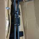 Medline Durable Folding Steel Transport Wheelchair with 12-Inch Wheels, 19-Inch Seat Width, Gray Frame, Microban, Teal Upholstery