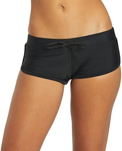 Sporti Women's Swim Shorts: Inspiring Confidence, Comfort and Shape Retaining Cheeky Boyshort- Swim Shorts Women Size S