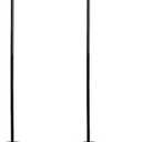 2 Pack Adjustable Shepherd Hooks, 26.77 Inch Stainless Steel Garden Stakes for Hanging Plants, Outdoor Decor, Weddings, Solar Lights, Plant Baskets, Durable & Versatile (Black)