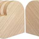 4 Pack 6 Inch Thick Wood Heart Wooden Block Unfinished MDF Wood Heart Signs Tabletop for Crafts Mother's Day Memorial Sign (6x6x1 in)