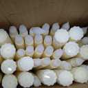 Flameless Flicker Taper Candles LED Candles Flickering Warm White Light Ivory LED Candlesticks Window for Christmas Wedding Home Decor(8.5 Inches,100)
