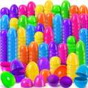 Easter Eggs, 2.5" Empty Easter Eggs Fillable, Colorful Plastic Eggs Bulks for Easter Hunt, Party Favor, Basket Stuffers Filler, Classroom Prize Supplies(198 Pack)