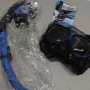 Nearsighted Snorkel Gear, Nearsighted Dry Snorkel Mask Set for Adult Youth, Nearsighted Anti Fog Diving Mask with Detachable Camera Mount & Adjustable Strap for Scuba Diving, Snorkeling, Freediving (-4)