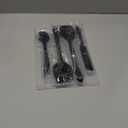 U-Taste Silicone Spatula Set with 600 Degrees Fahrenheit Heat Resistant (Black)