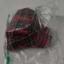 AQOTHES Pack of 2 Christmas Plaid Decorative Throw Pillow Covers Scottish Tartan Cushion Case for Farmhouse Home Holiday Decor Red and Green, 22 x 22 Inches