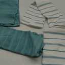 KitchenAid Albany Kitchen Towel 4-Pack Set, Aqua/White, 16"x26"