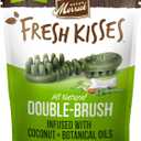 Merrick Fresh Kisses Natural Dental Chews Infused With Coconut And Botanical Oils For Medium Dogs 25-50 Lbs - 6 ct. Bag