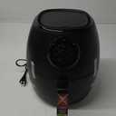 CHEFMAN Small Air Fryer Healthy Cooking, 3.6 Qt, Nonstick, User Friendly and Dual Control Temperature, w/ 60 Minute Timer & Auto Shutoff, Dishwasher Safe Basket, Matte Black, Cookbook Included