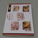 Kisoy Romantic and Cute Dollhouse Miniature DIY House Kit Creative Room Perfect DIY Gift for Friends,Lovers and Families (Cake Diary)
