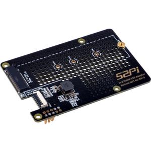 GeeekPi N07 PCIe M.2 M-Key NVMe SSD PCIe Peripheral Bottom Board for Raspberry Pi 5, Support M.2 Key-M NVMe SSD 2230/2242/2260/2280