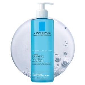La Roche-Posay Toleriane Purifying Foaming Facial Cleanser, Oil Free Face Wash for Women & Men with Niacinamide + Ceramides, Pore Cleanser Safe For Sensitive Skin, Wont Dry Out Skin, Soap Free (13.52 Fl Oz (Pack of 1))