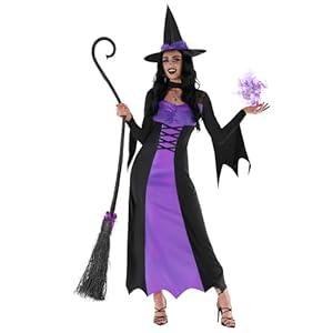 Morph Witch Costume Women, Wicked Costumes For Women, Halloween Costumes For Women's Adult (Small, Purple)